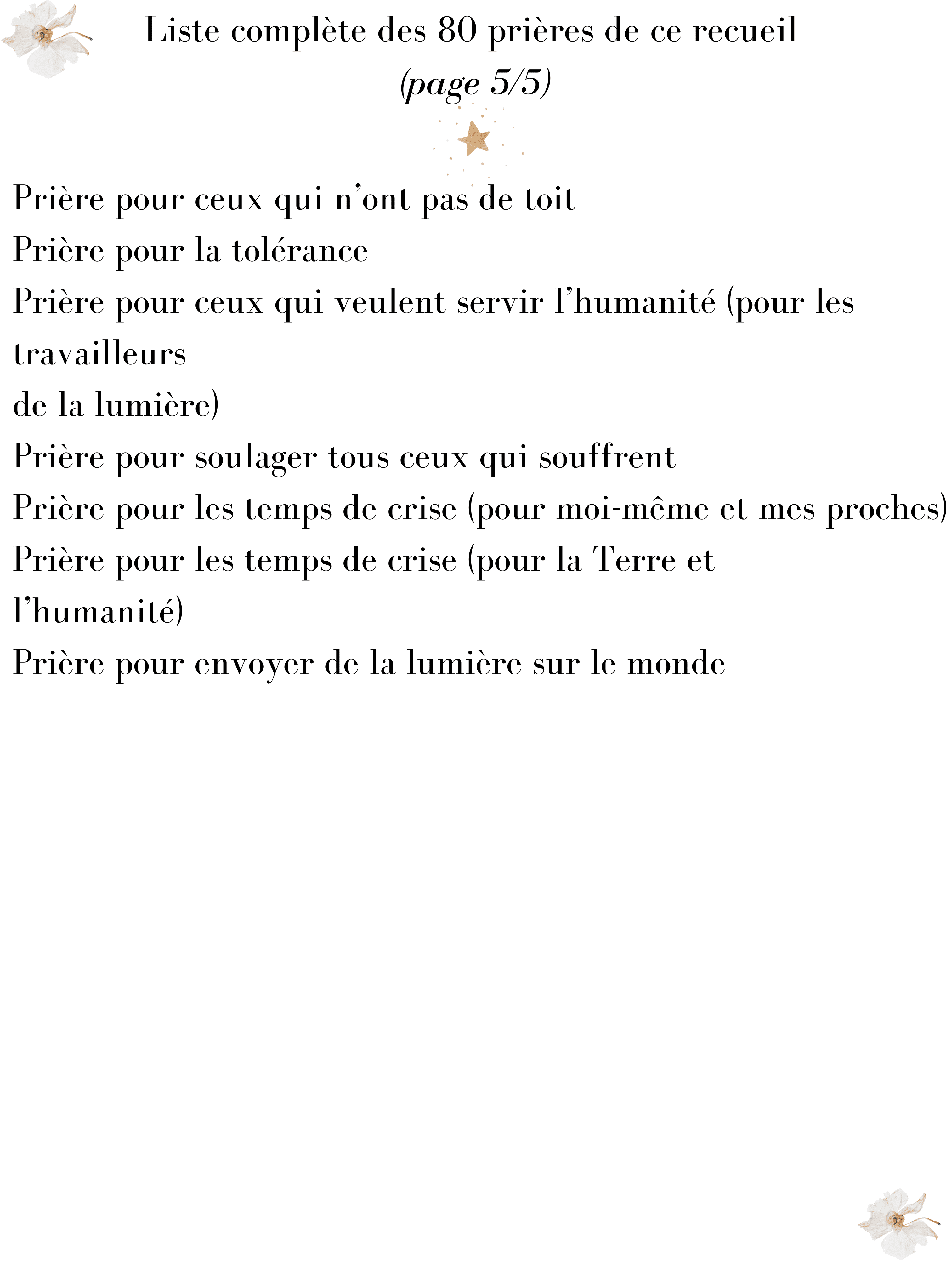 Recueil de 80 prières non religieuses Tome 1 - Livre papier – Image 15